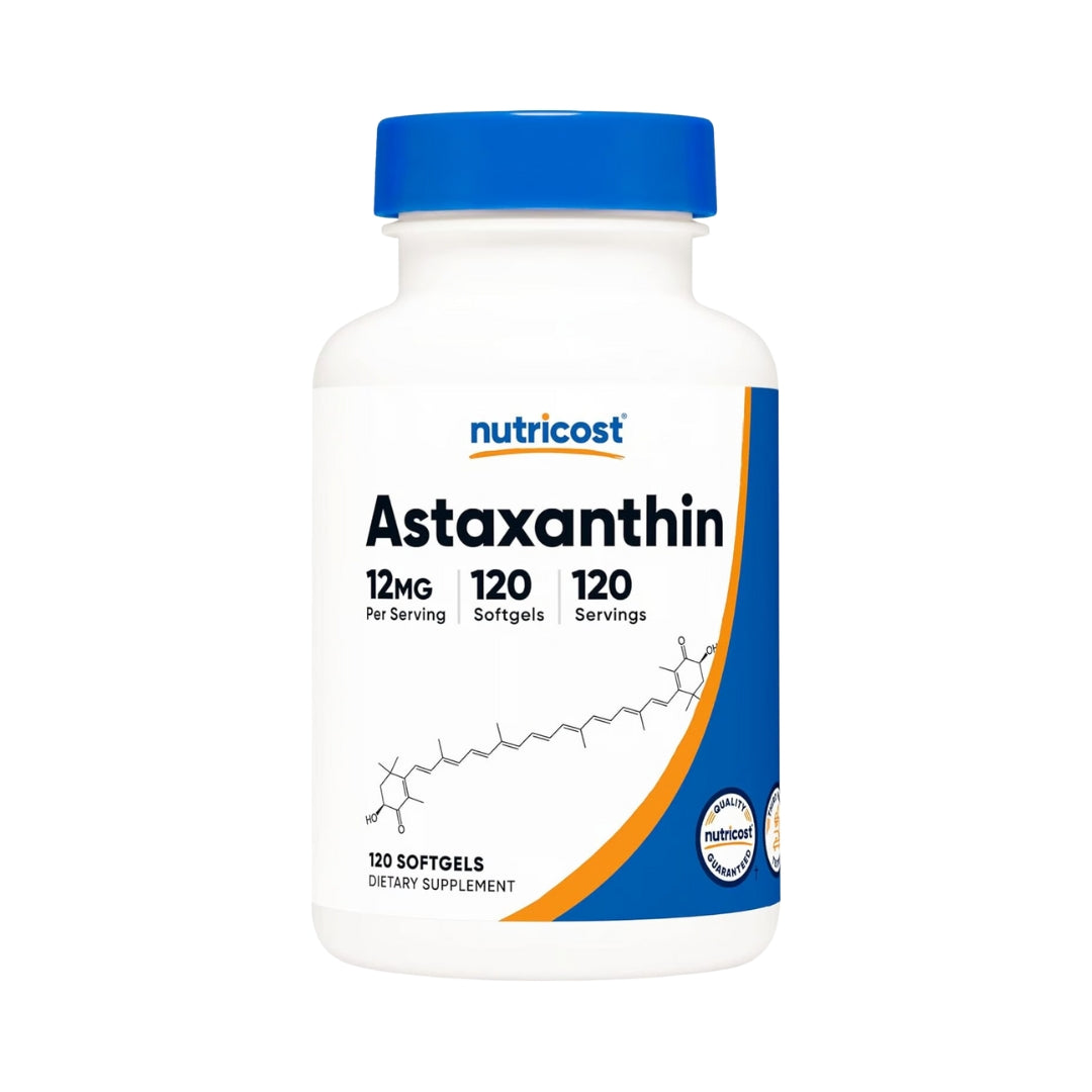 Astaxanthin 12 Mg 120 Softgels Nutricost