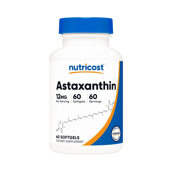 Astaxanthin 12 Mg 60 Softgels Nutricost