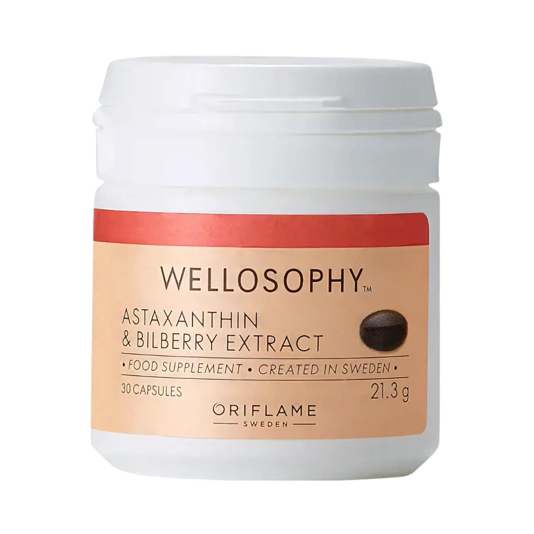 Astaxanthin Bilberry Extract 30 Capsules Wellosophy Oriflame