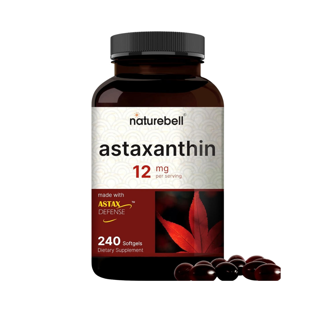 Astaxantina 12 Mg 240 Capsulas Softgels Naturebell