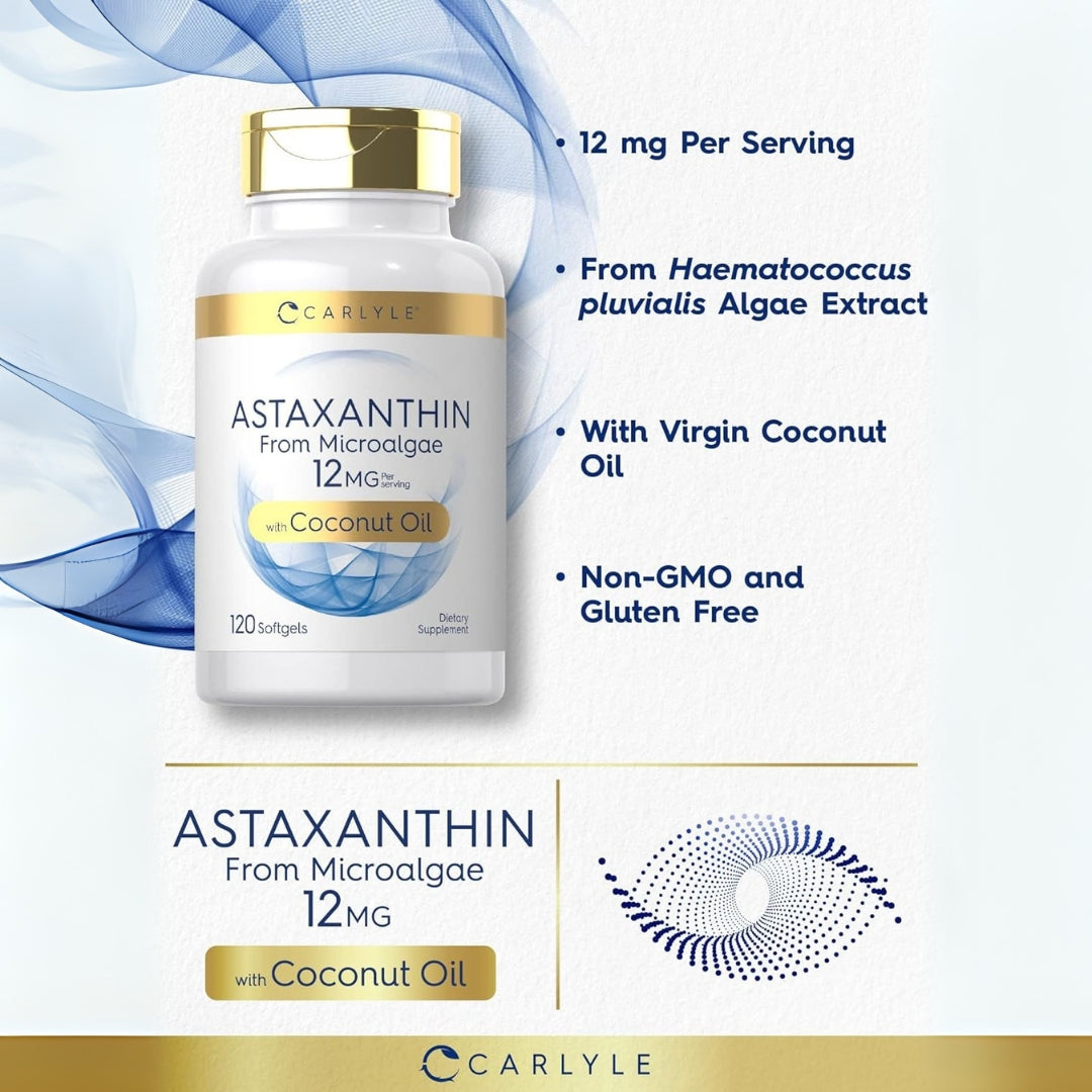 Astaxantina 12 Mg Con 120 Softgels Carlyle