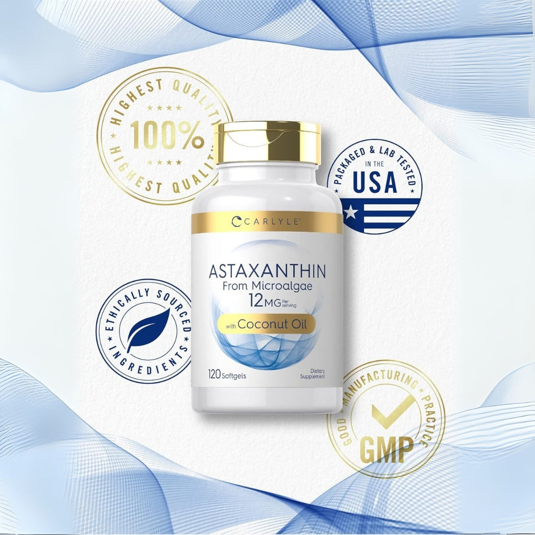 Astaxantina 12 Mg Con 120 Softgels Carlyle