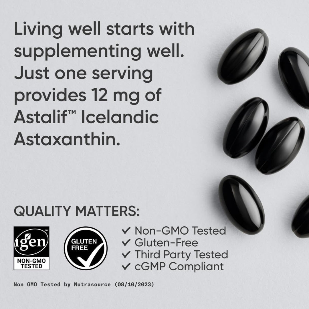 Astaxantina 12 Mg Triple Fuerza 60 Softgel Sports Research