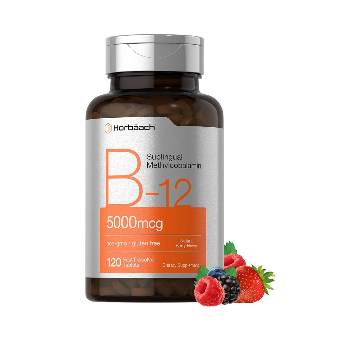 B 12 Metilcobalamina sublingual 5000 mcg 120 Horbaach