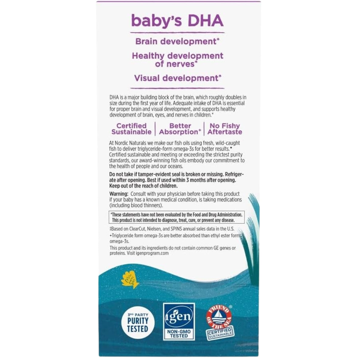 Babys Dha 1050 Mg 120 Ml Nordic Naturals