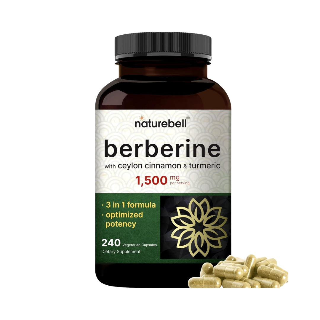 Berberina 1500 Mg 240 Capsulas Naturebell