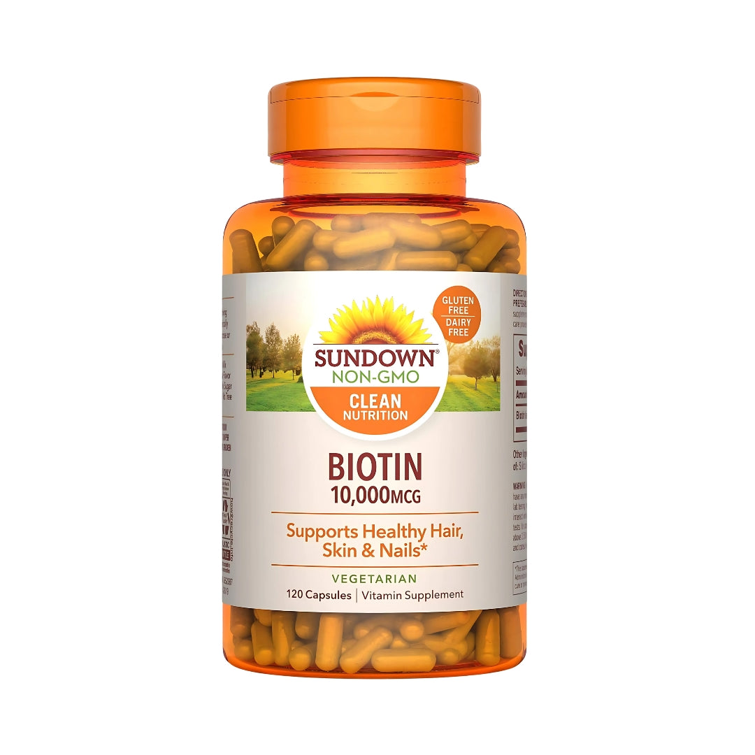 Biotin 10 000 Mcg 120 Capsules Sundown