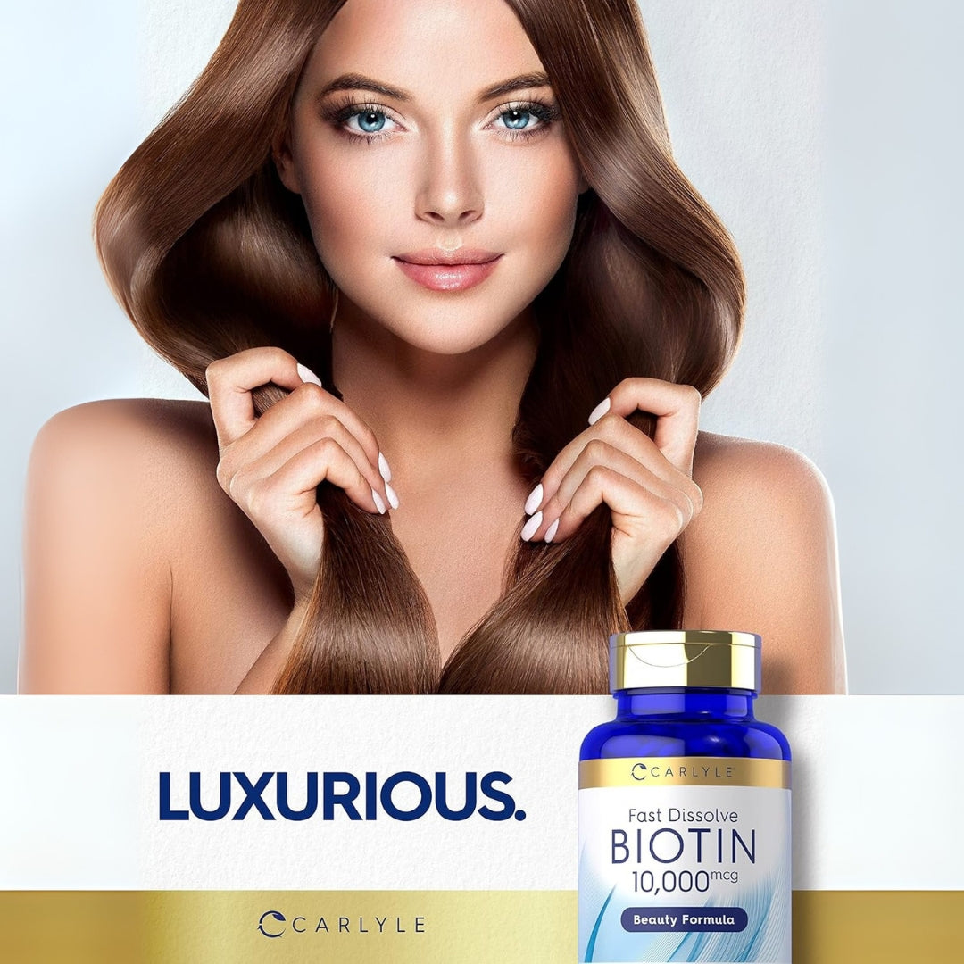 Biotin 10000 Mcg 250 Capsulas Carlyle