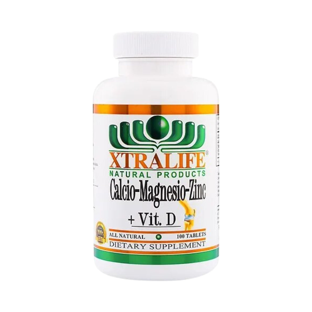 Calcio Magnesio Zinc Vitamina D 100 Tabletas Xtralife