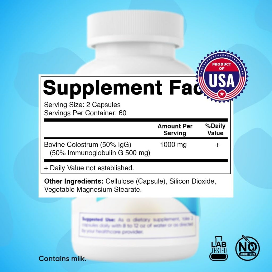 Calostro 1000 Mg 120 Capsulas Vitamatic