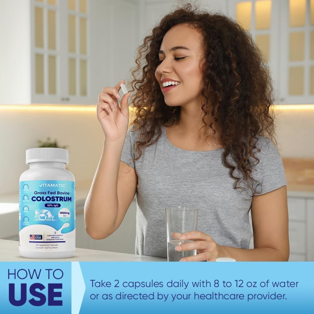 Calostro 1000 Mg 120 Capsulas Vitamatic