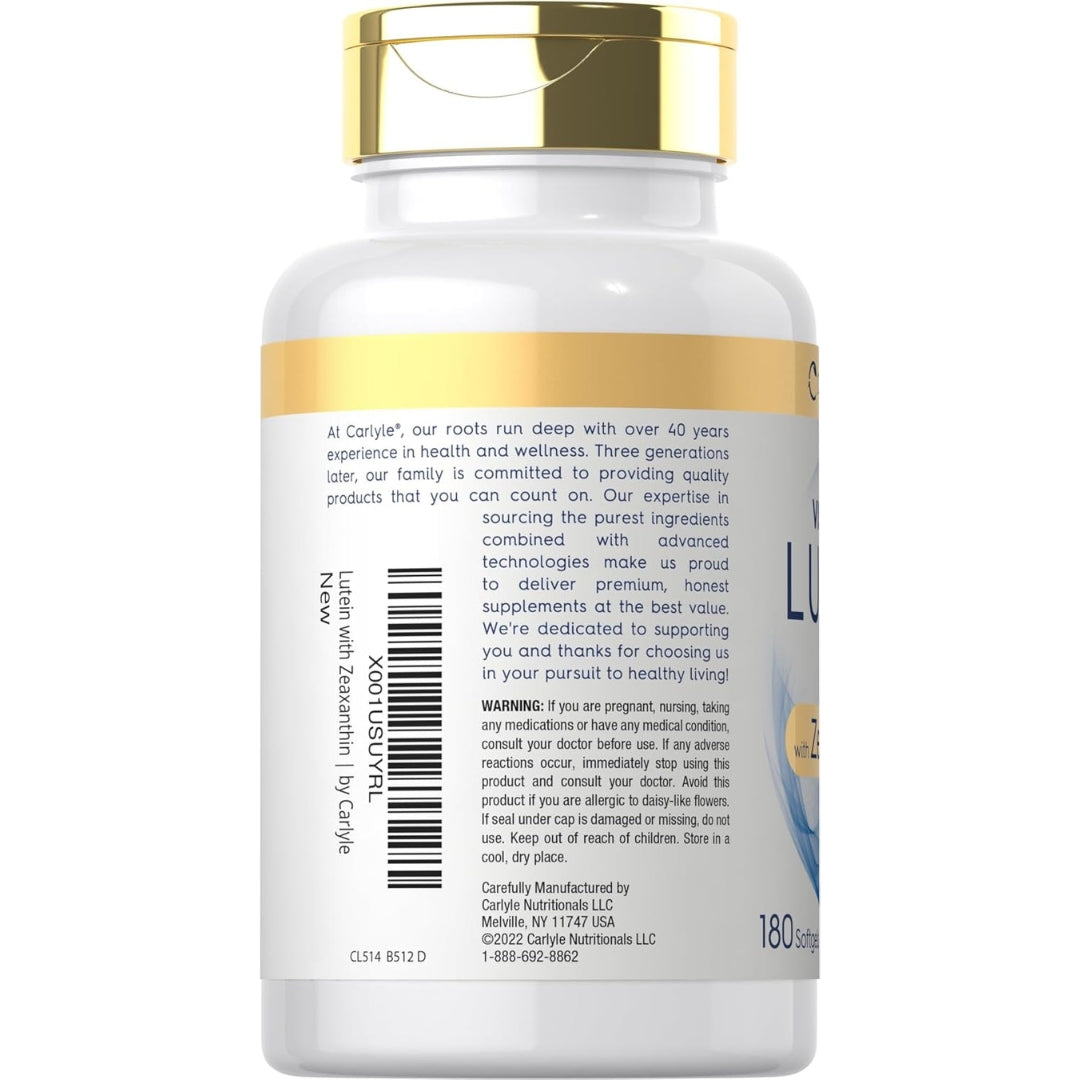 Luteina y Zeaxantina Softgels Carlyle