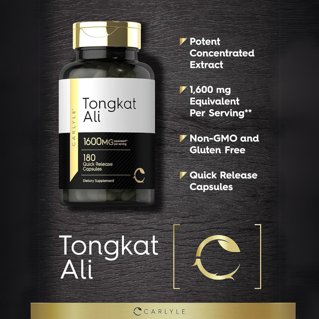 Tongkat Ali 1600 Mg 180 Capsulas Carlyle