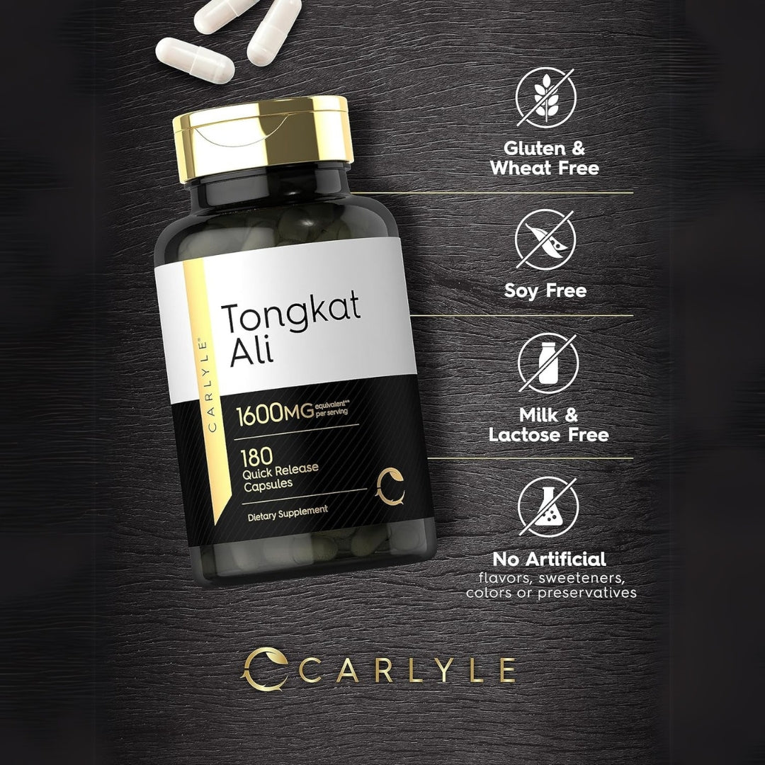 Tongkat Ali 1600 Mg 180 Capsulas Carlyle