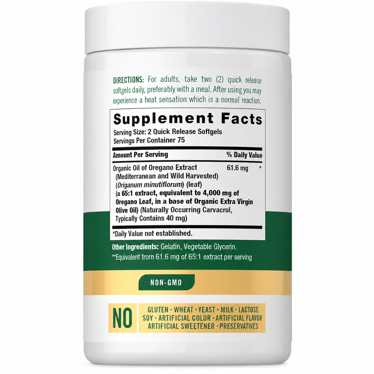 Aceite De Oregano 4000Mg 150 Capsulas Carlyle