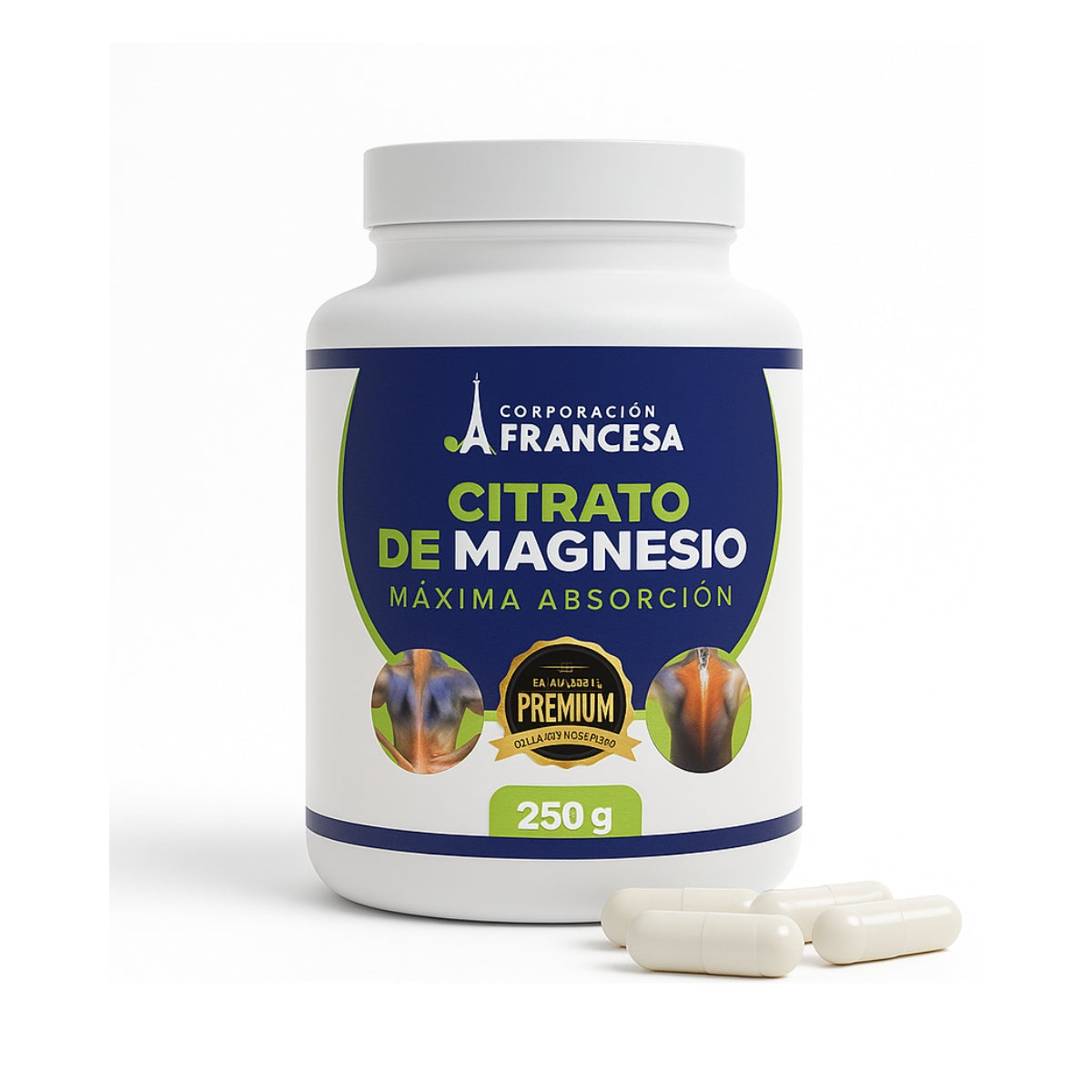 Citrato De Magnesio Brasileño 250 Gr Corporacion Francesa