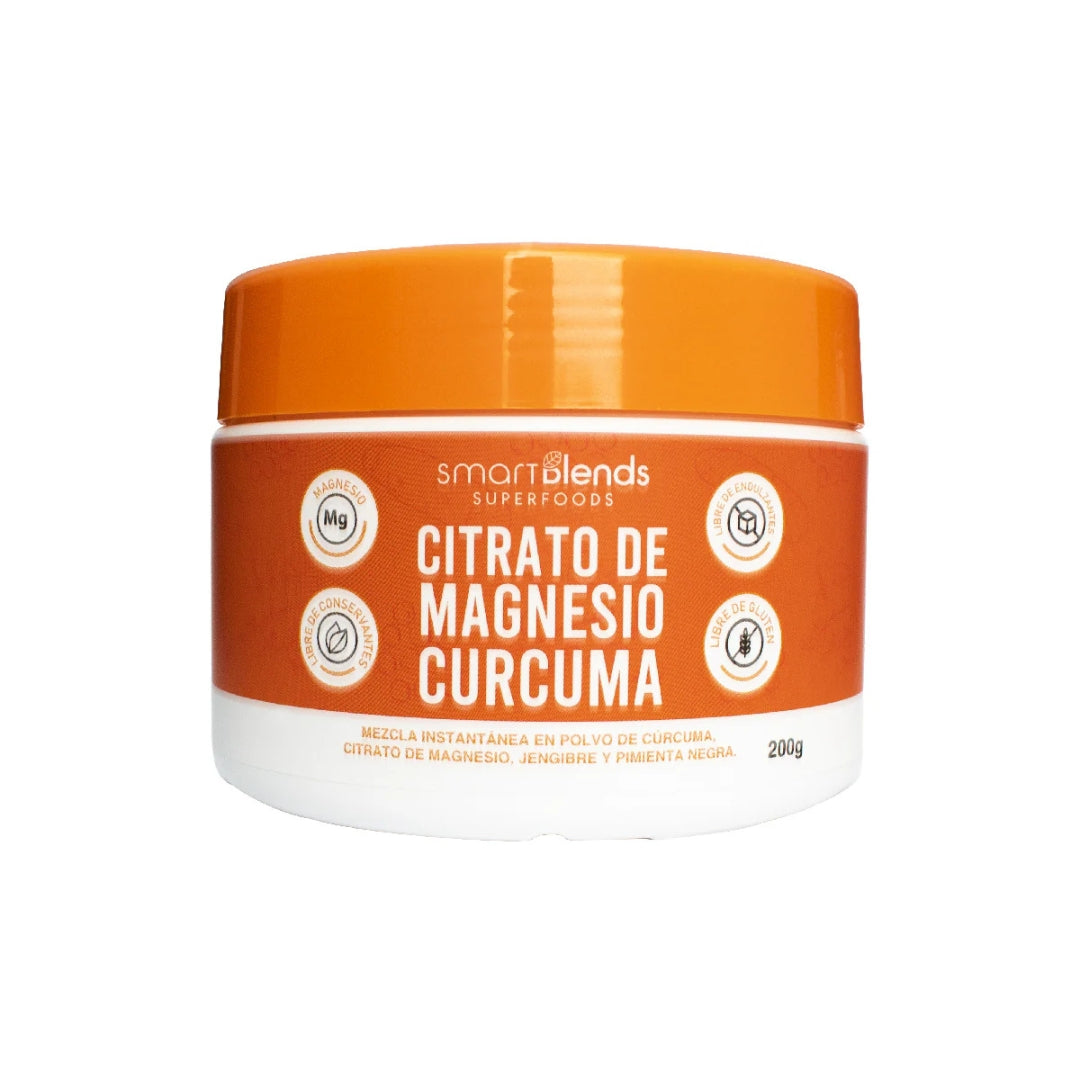 Citrato De Magnesio Con Curcuma 200 Gr Smart Blends