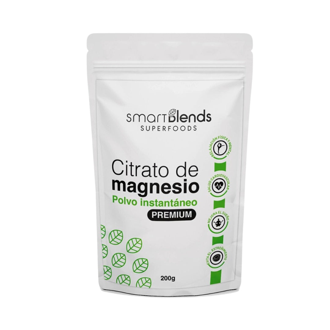 Citrato De Magnesio Premium 200 Gr Smart Blends