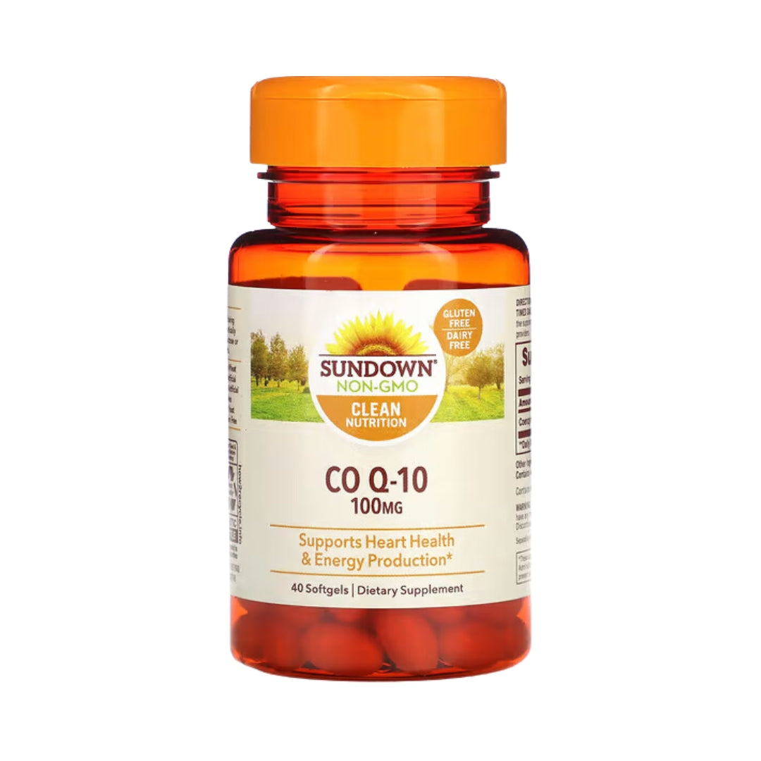 Co Q 10 100 Mg 40 Softgels Sundown