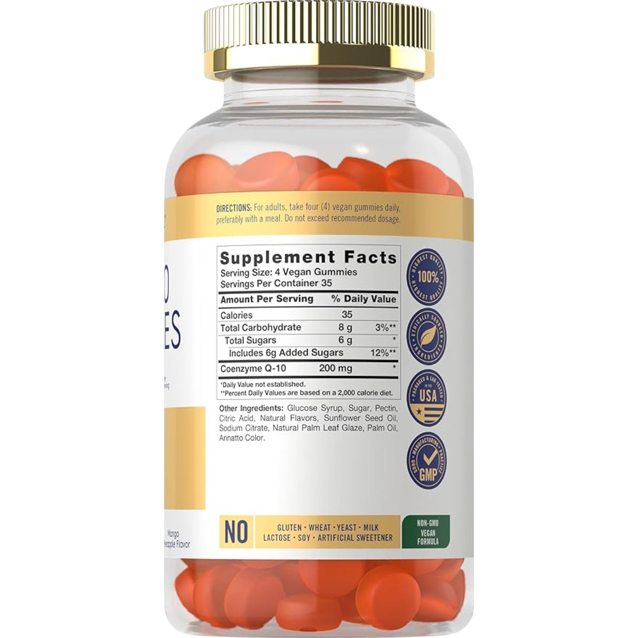 CoQ 10 200 Mg 140 Gomitas Carlyle