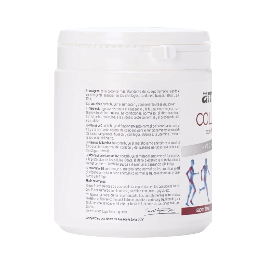 Colageno Con Magnesio Vit C Vit B1 B2 B6 350 Gr Amlsport