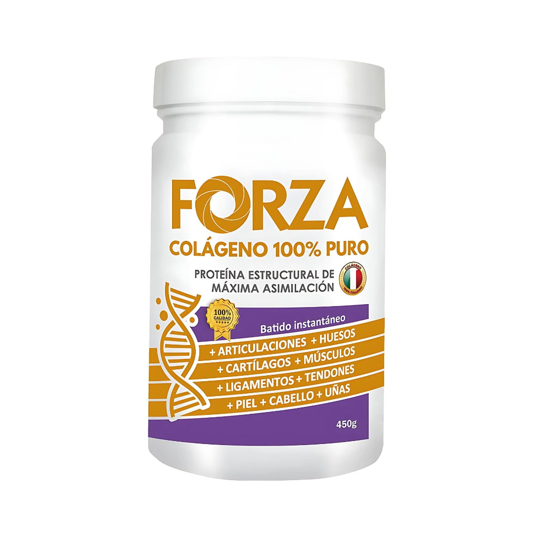 Colageno Hidrolizado 100% Puro 450 Gr Forza