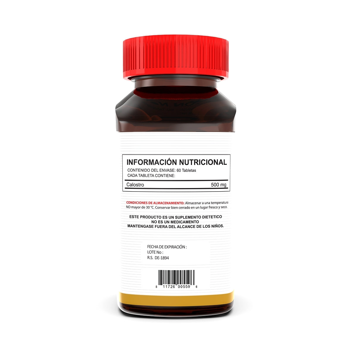 Colostrum 500 Mg  60 Tabletas Prime Health