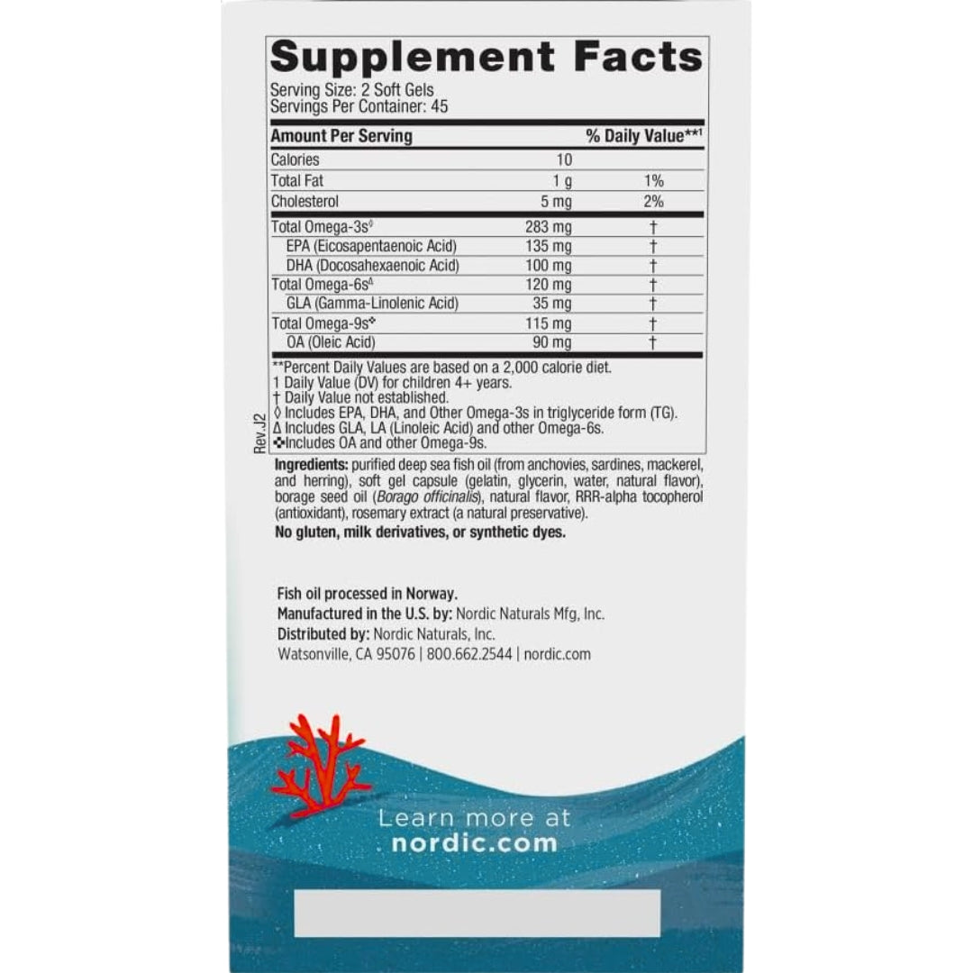 Complete Omega Junior 90 Mini Capsulas Nordic Naturals