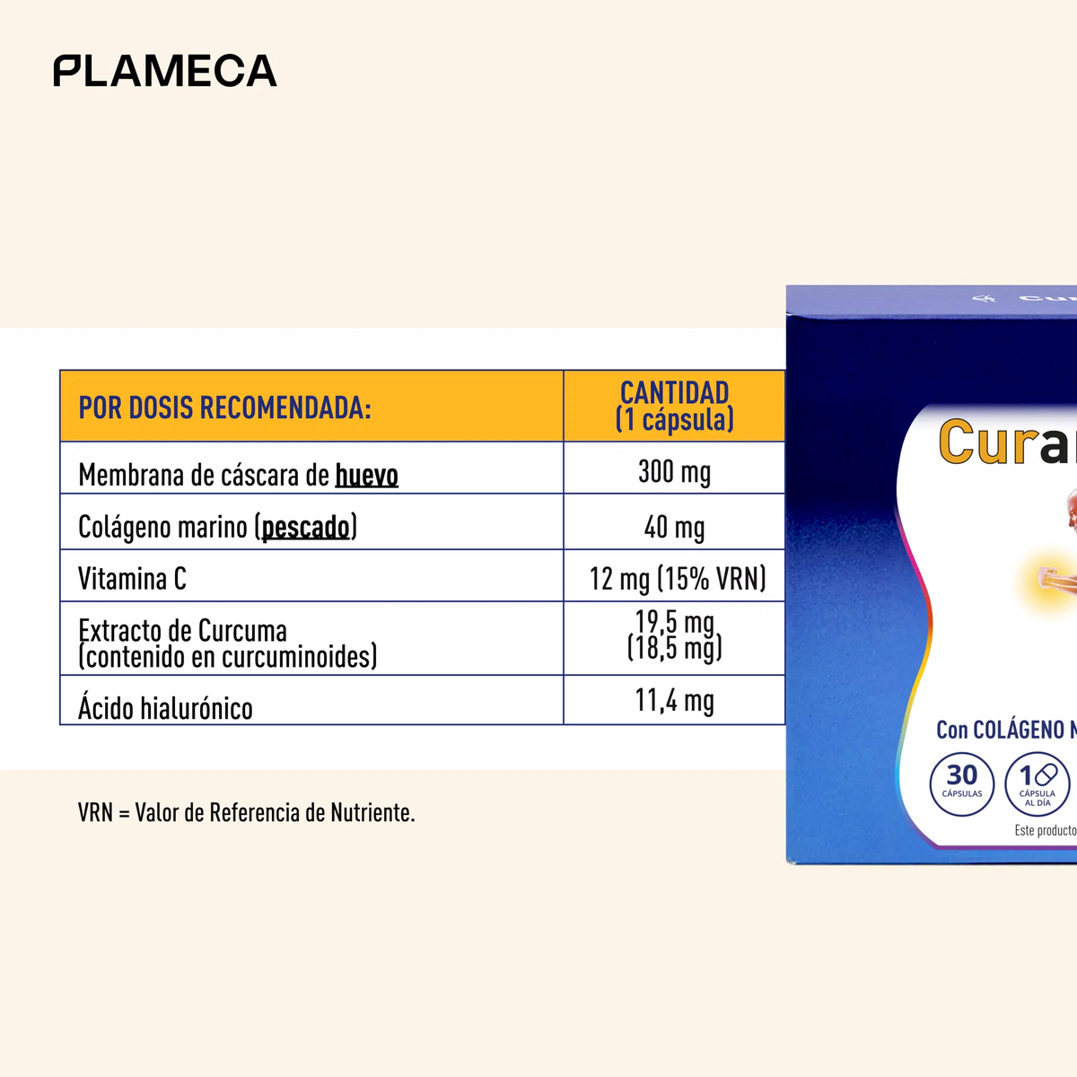 Curarti Colagtium 30 Capsulas Plameca