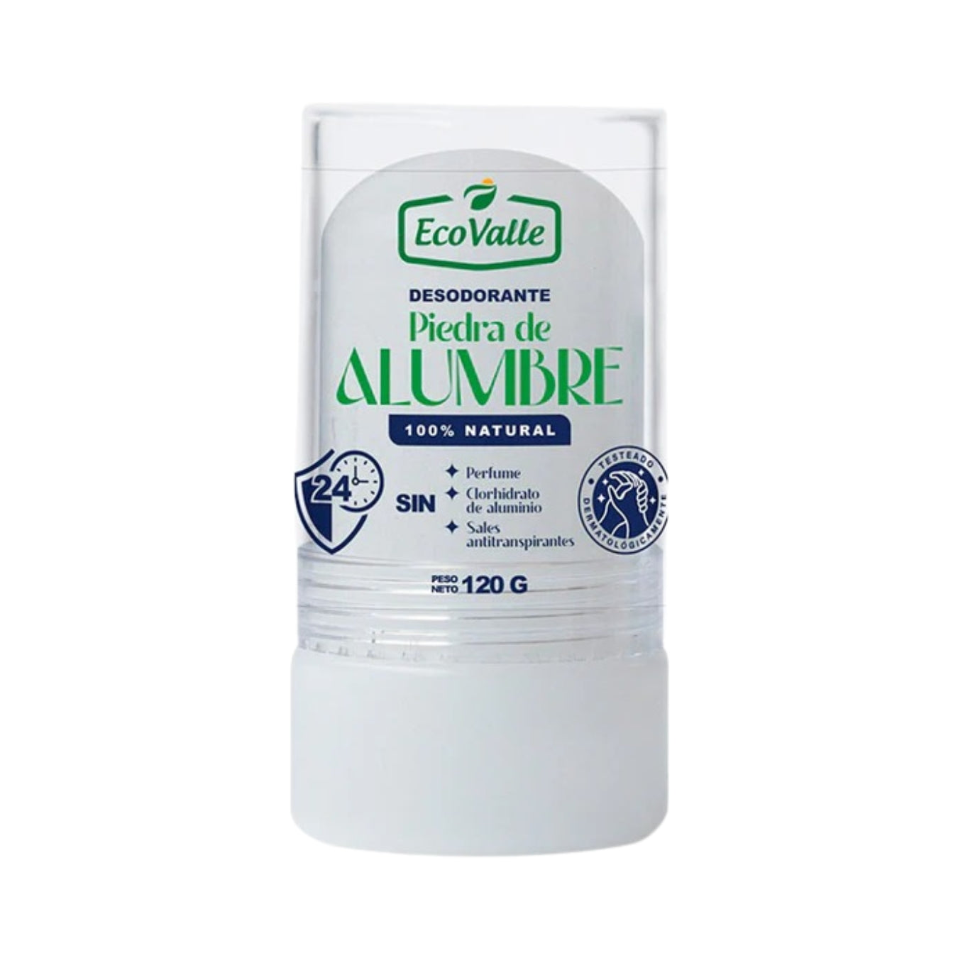 Desodorante Piedra de Alumbre x 120g Eco valle