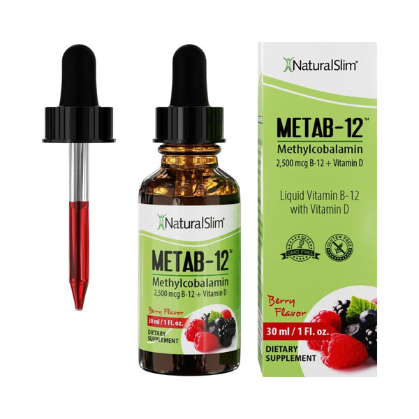 Vitamina B 12 con Vitamina D3 30 Ml Natural Slim