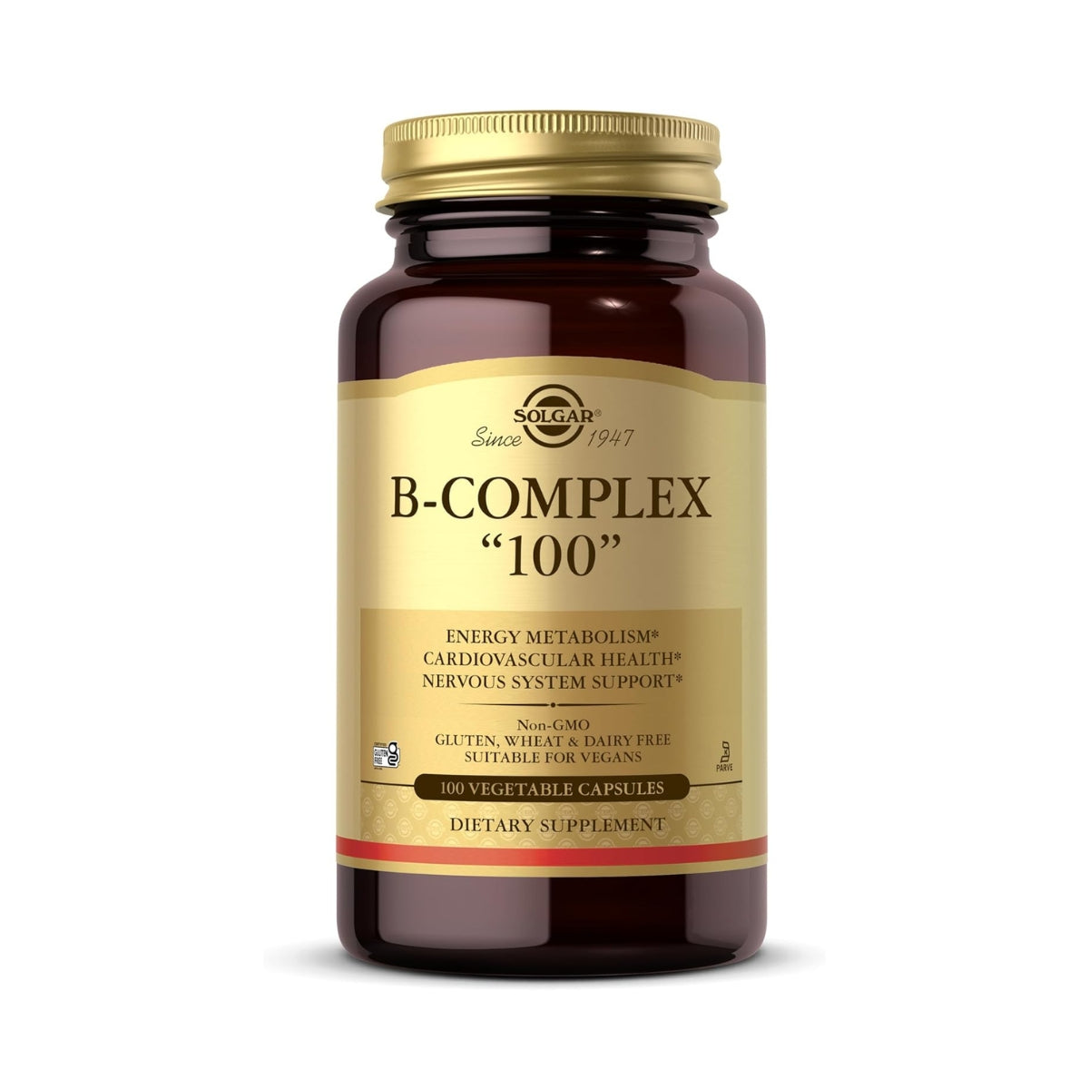 B Complex 100  100 Capsulas Solgar