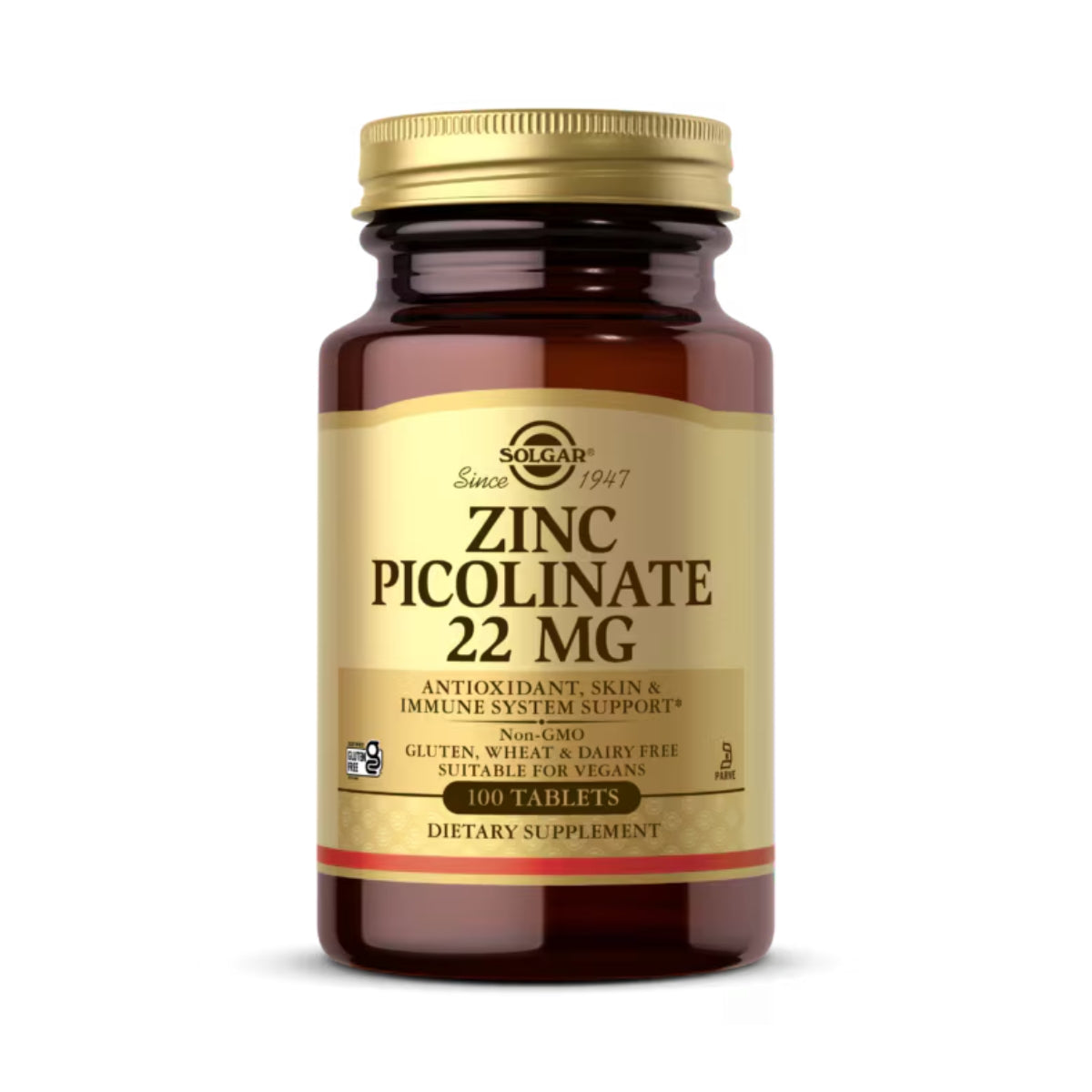 Zinc Picolinate 22 Mg 100 Tabletas Solgar