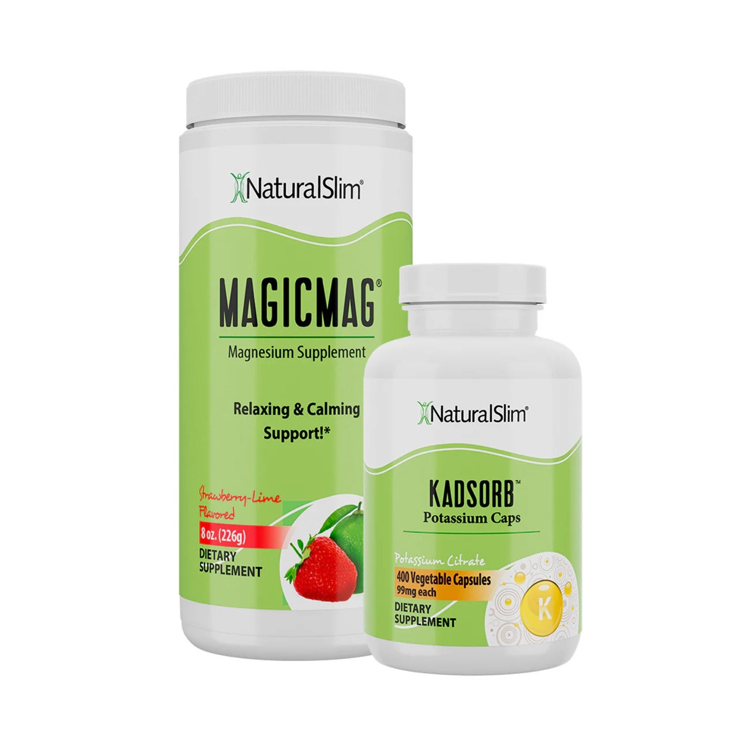Duo Dinamico Magic Mag 226 Gr y Kadsorb 400 Capsulas Natural Slim