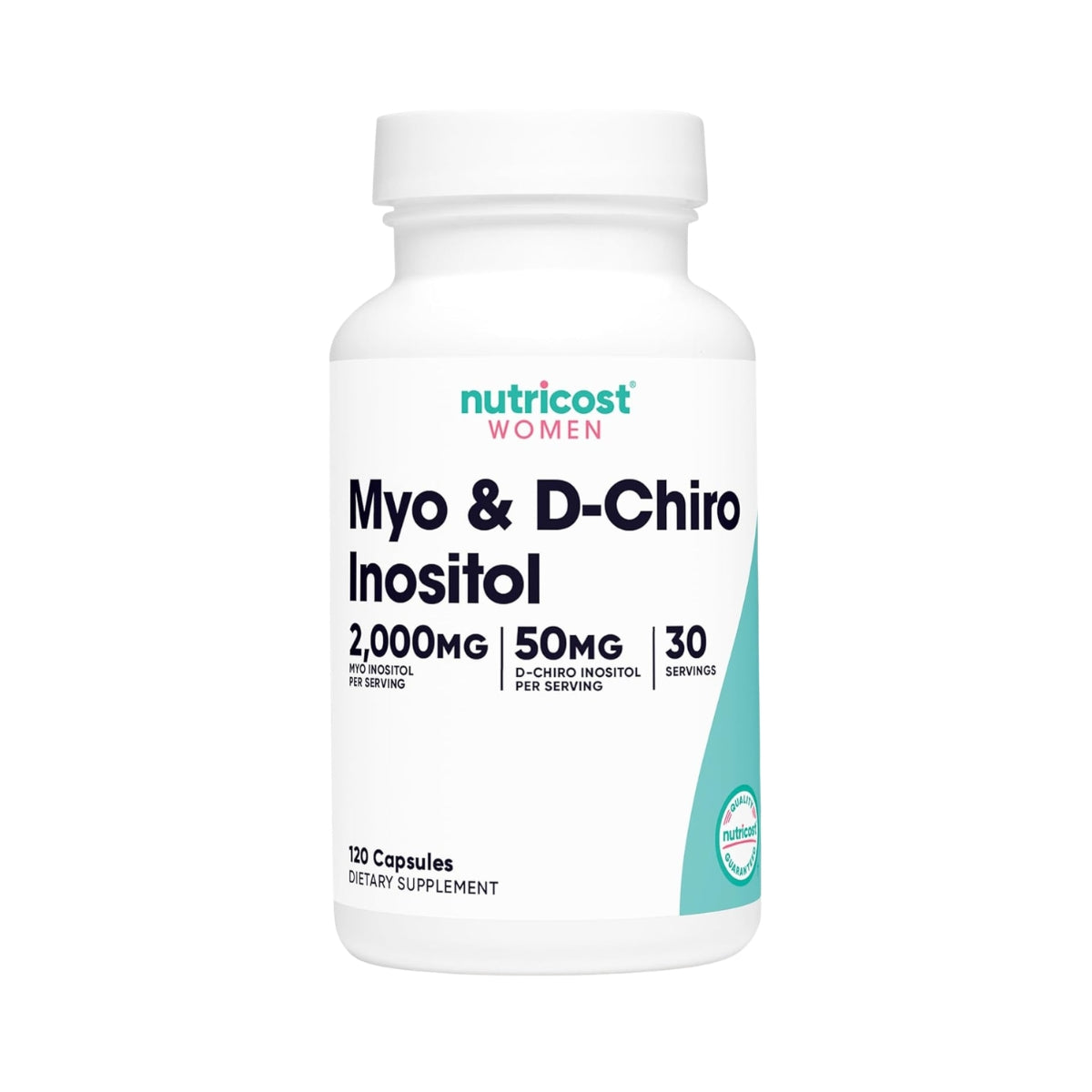Myo Dchiro Inositol 120 Capsulas Nutricost Women