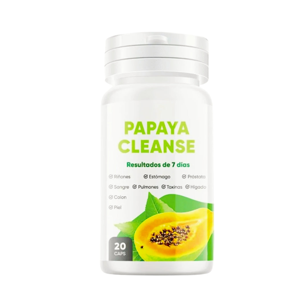 Papaya Cleanse 20 Capsulas Organic Natural