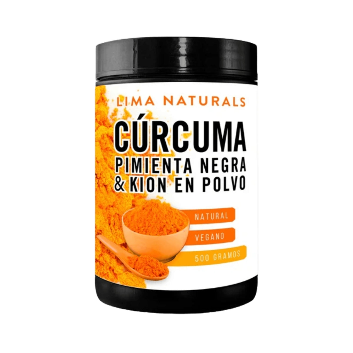 Curcuma Pimienta y Kion 500 Gr Lima Naturals