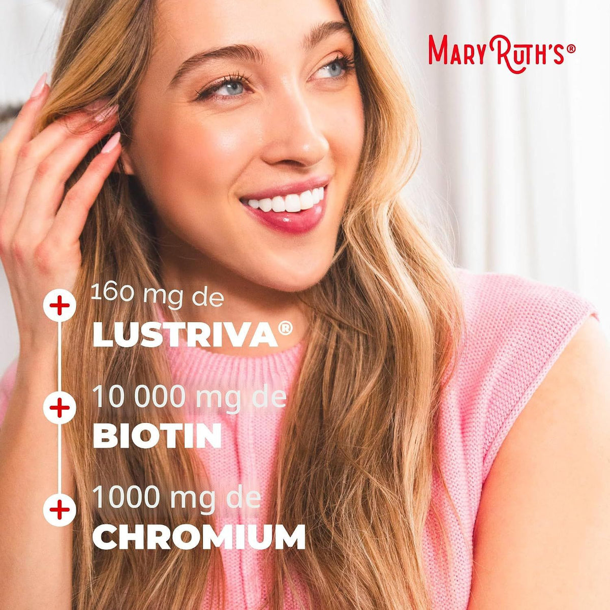 Multivitaminico Liquido Crecimiento Del Cabello Sabor Durazno Mango 450 Ml Mary Ruths