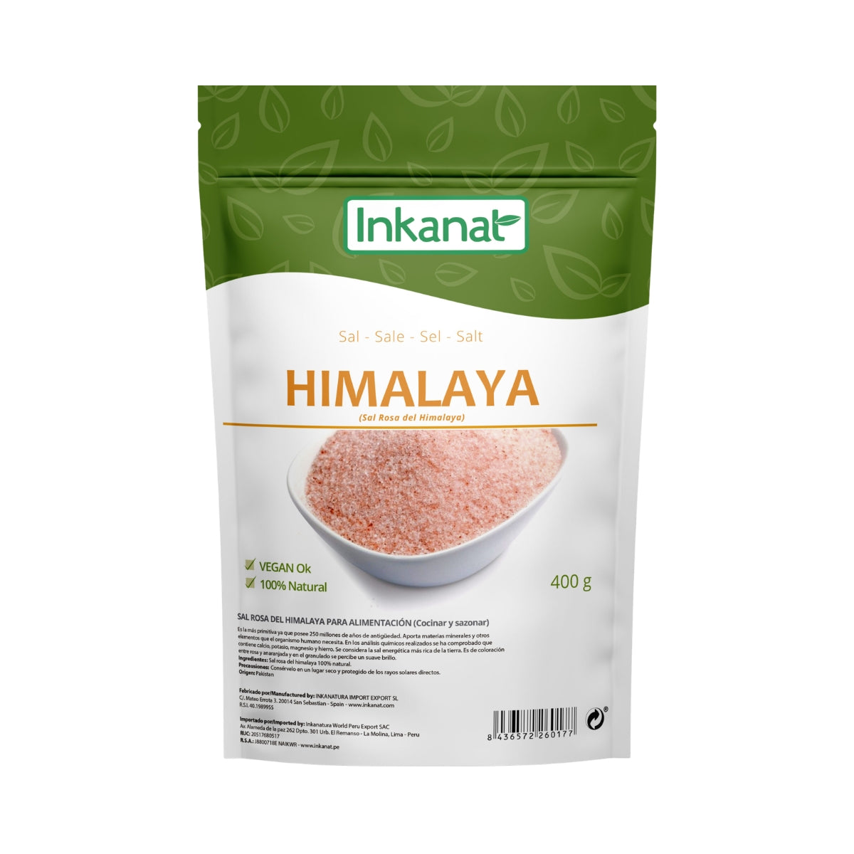 Sal Del Himalaya 400 Gr Inkanat