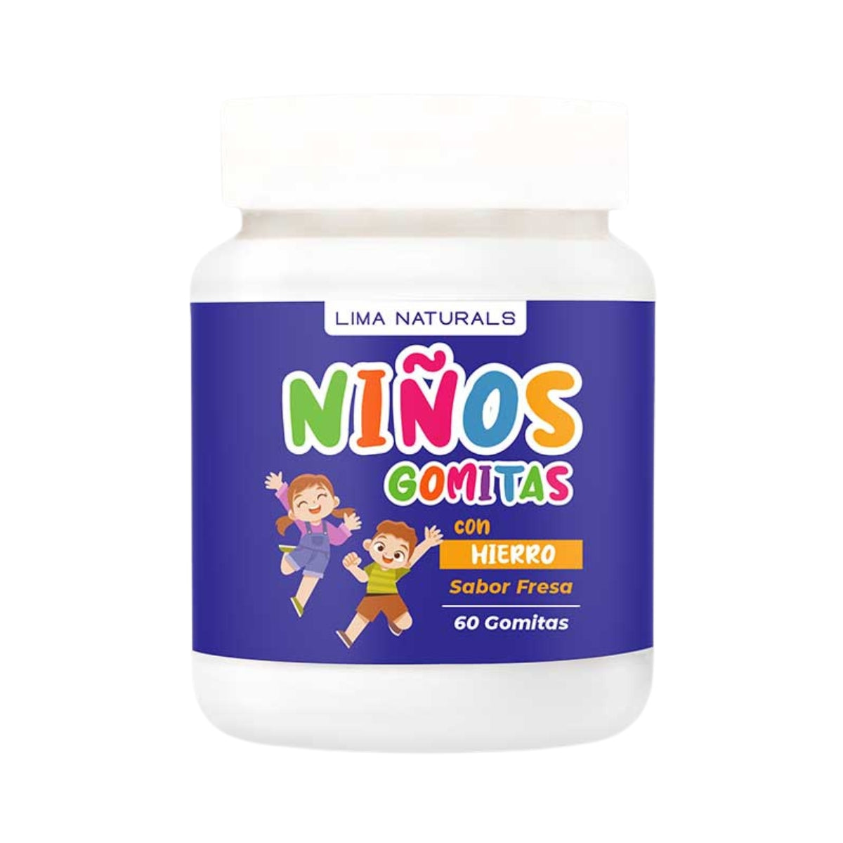 Hierro en Gomitas 60 Und Lima Naturals