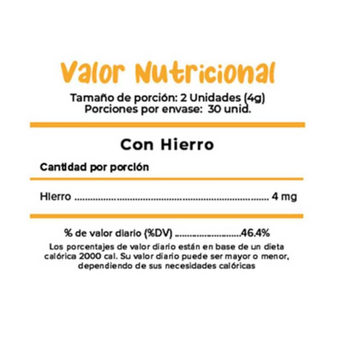 Hierro en Gomitas 60 Und Lima Naturals