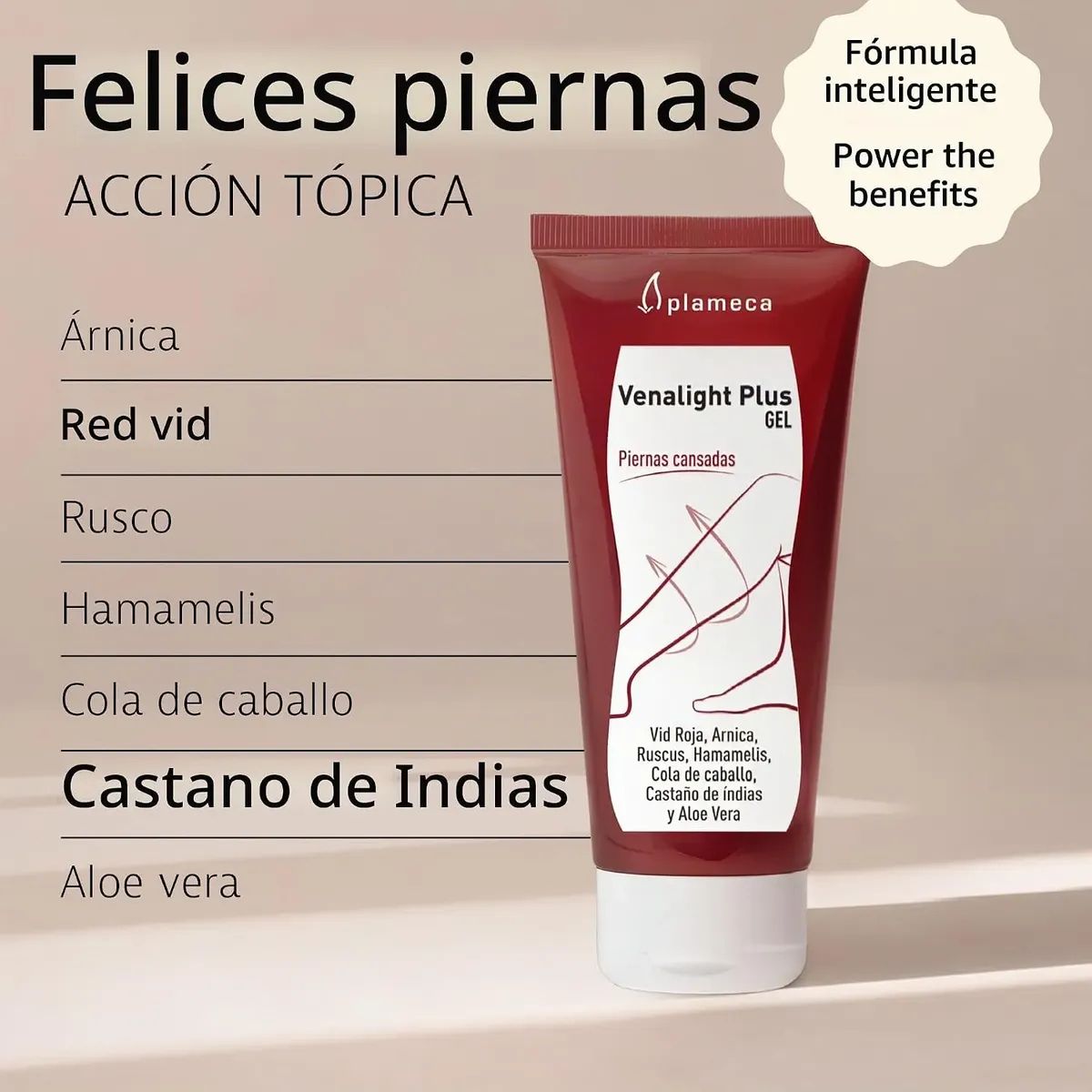 Venalight Plus Gel 100 Ml Plameca