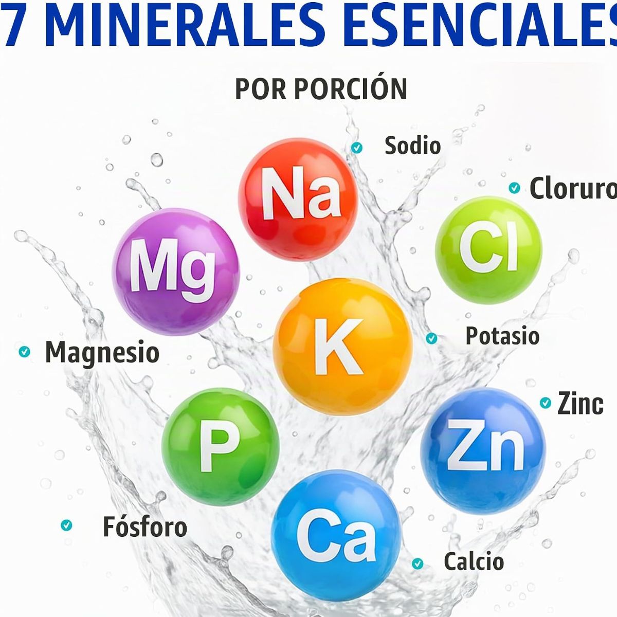 Electrolitos Variados Con 5000 Mg Prebioticos 16 Stick Pack Natural Slim