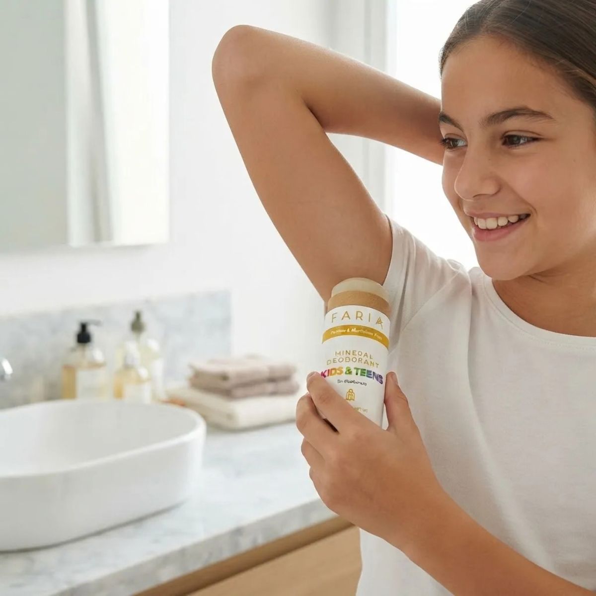 Desodorante Natural Sin Bicarbonato Niños 60 gr Faria