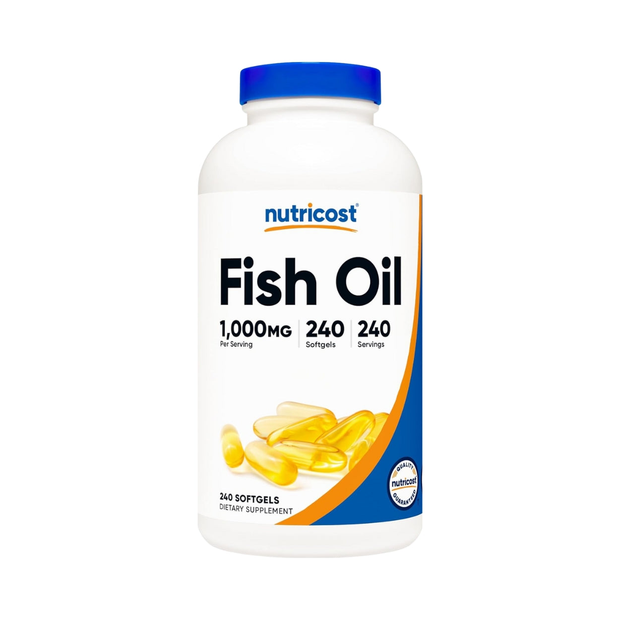 Fish Oil 1000 Mg 240 Capsulas Nutricost