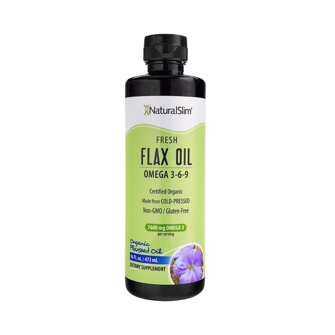 Flax Oil Aceite De Lino 473 Ml Natural Slim