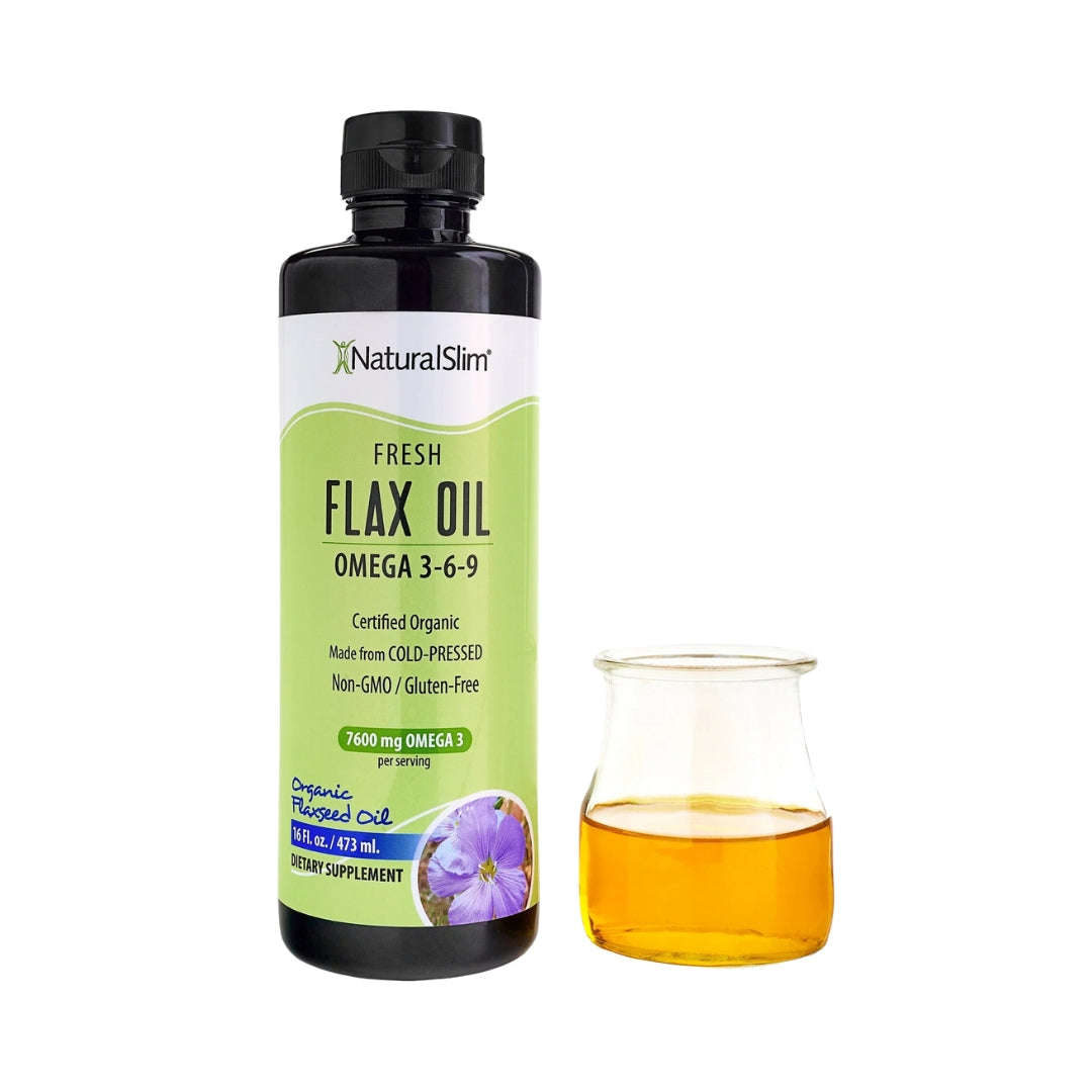 Flax Oil Aceite De Lino 473 Ml Natural Slim