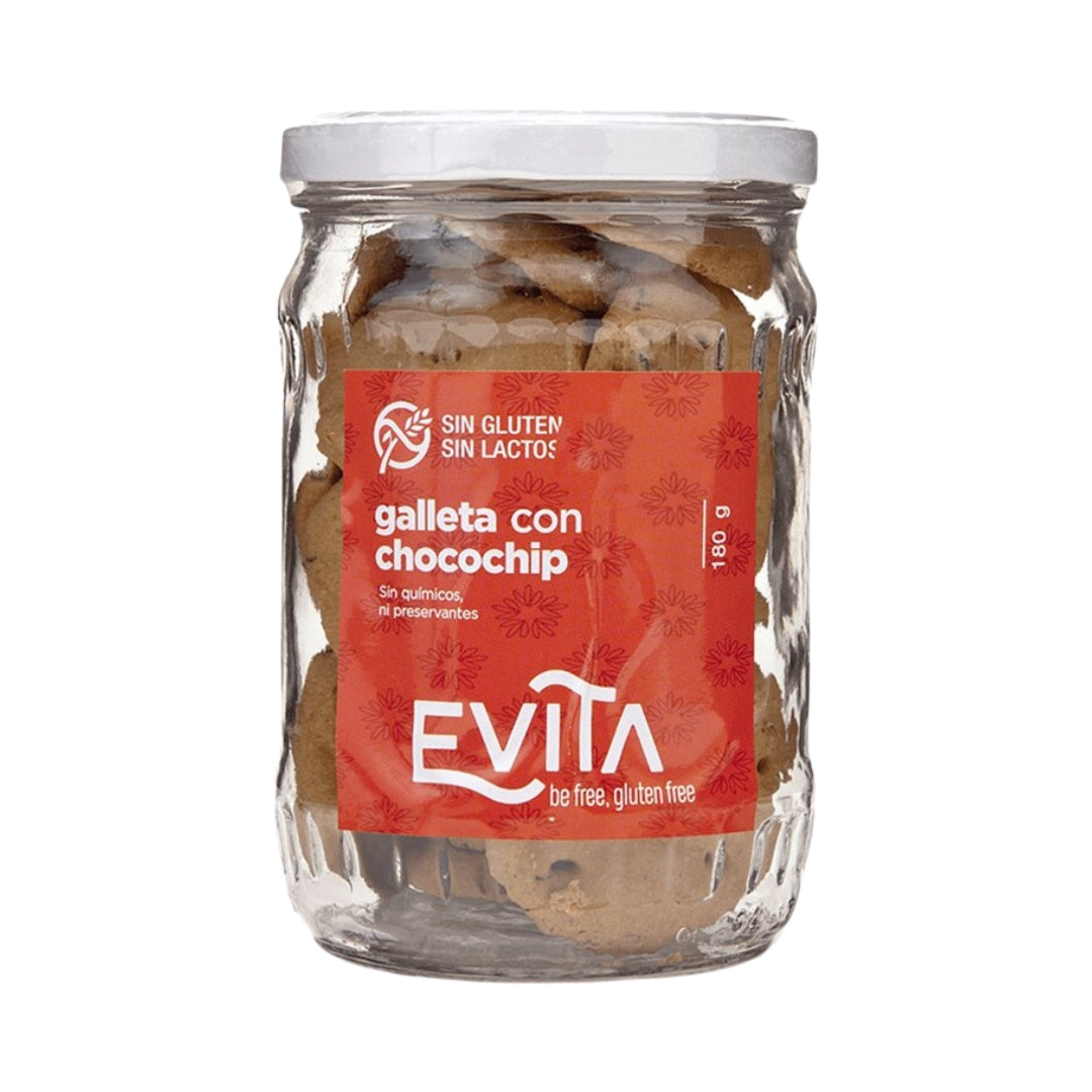 Galletas Con Chocochip 180 Gr Evita