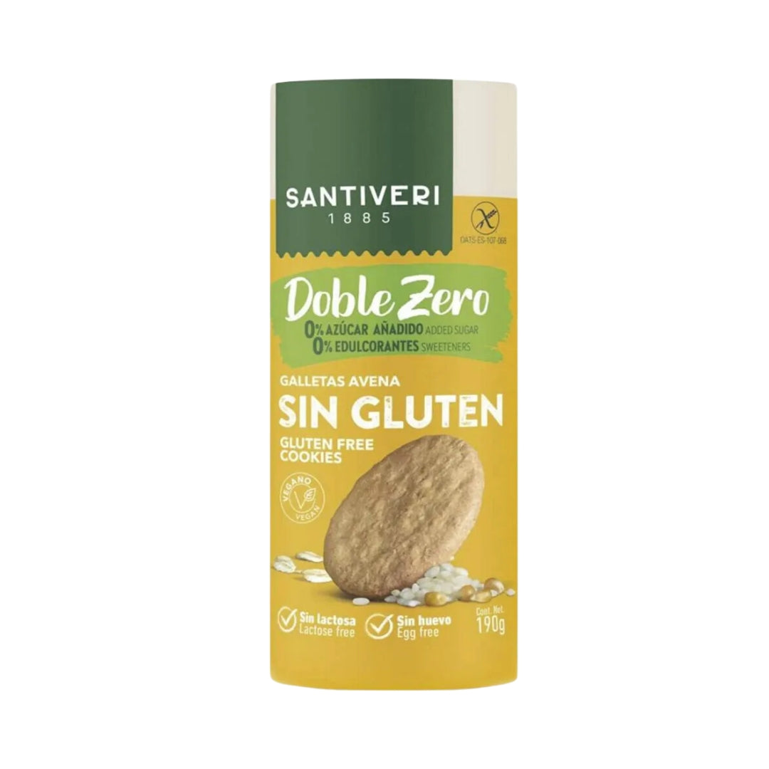 Galletas De Avena Doble Zero 190 Gr Santiveri