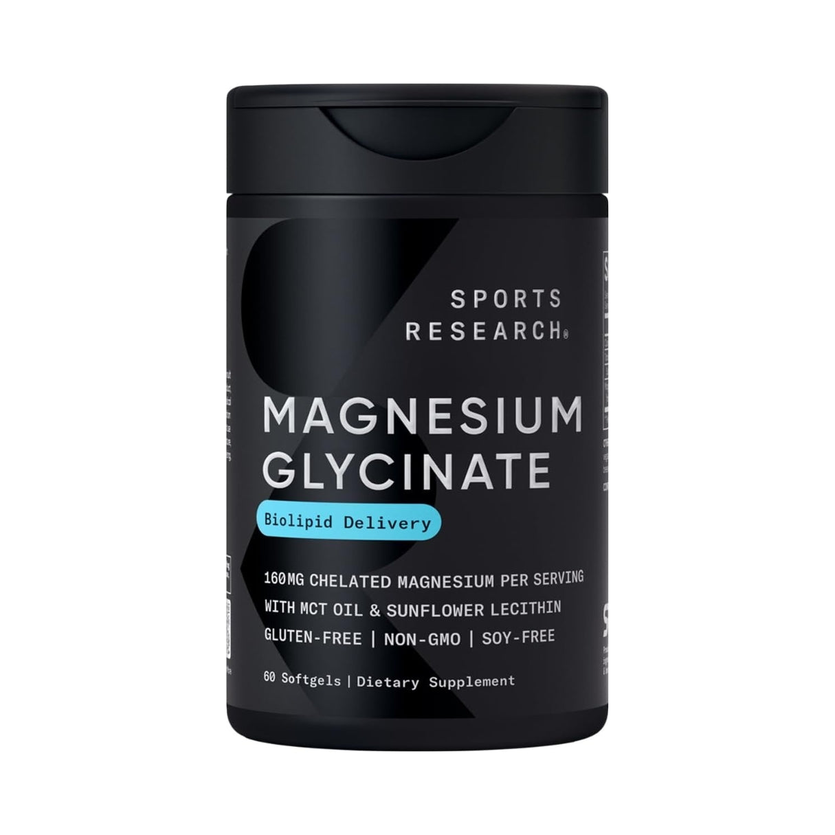 Glicinato De Magnesio 60 Capsulas Sports Research